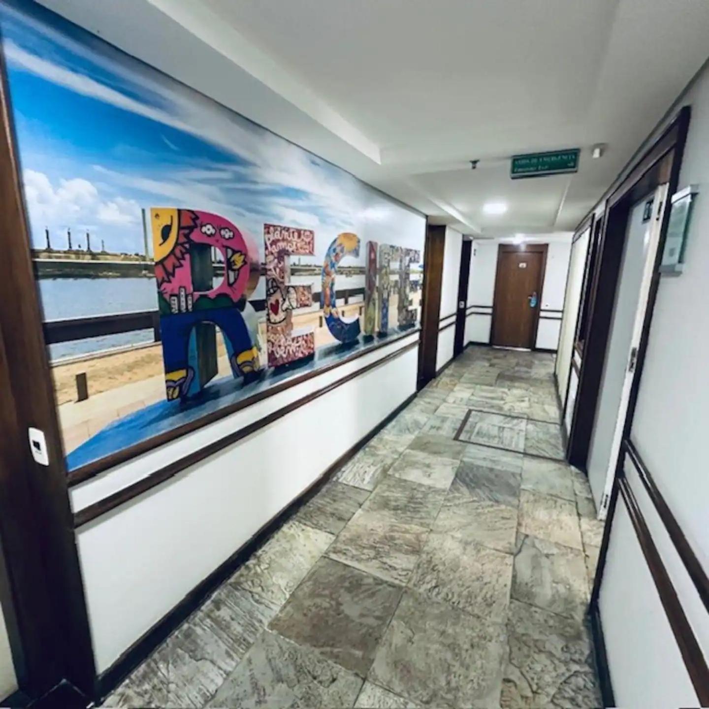 Flat 10 Andar Hotel Costa Mar Acesso Direto Praia จาบัวเทา โดส กัวราราเปส ภายนอก รูปภาพ